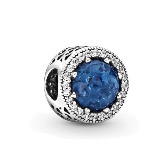 Jewelry - New blue gemstone pandora style charm